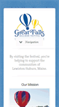 Mobile Screenshot of greatfallsballoonfestival.org